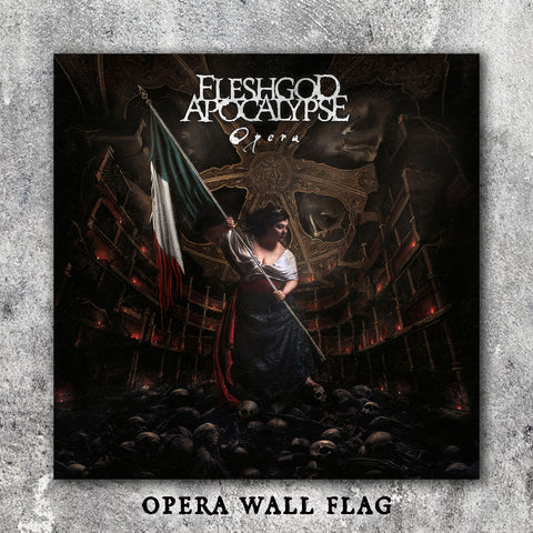 Opera Cover Art Wall Flag